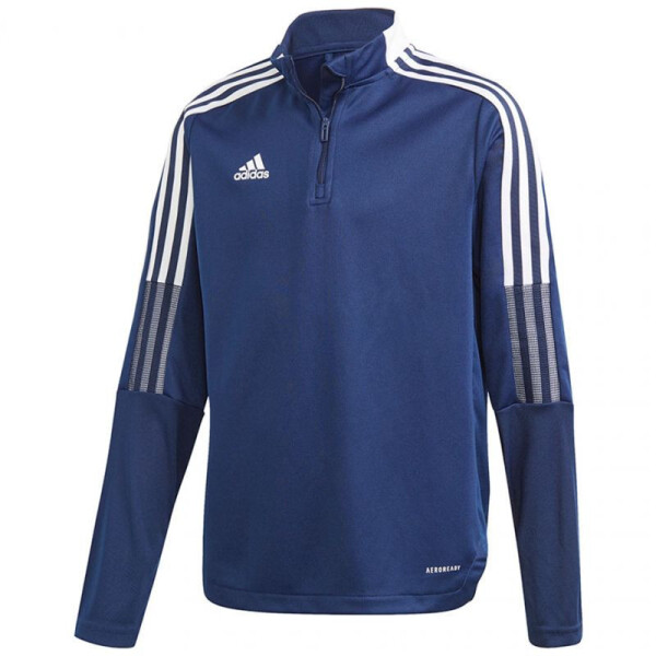 Tréninková dětská mikina Tiro 21 Youth Jr GK9661 modrá - Adidas 140