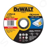 DeWalt DT43906 / Řezný kotouč na nerezovou ocel / Průměr 125 x 22.23 mm / Šířka řezu 1.6 mm (DT43906)