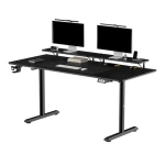ULTRADESK Highlander XXL černá / Pracovní stůl / elektricky nastavitelná výška / 160x70 cm / 72-117 cm (UDESK-HGXL-BB)