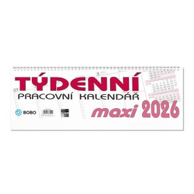 Stolní kalendář 2026 pracovní MAXI
