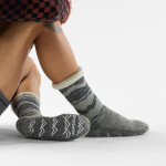 Unisex merino ponožky SMARTWOOL Everyday Cozy Slipper Socks, Medium Gray velikost: 38-41 (M)