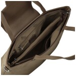 Trendy dámská koženková kabelka na rameno Coveri Hilari, taupe