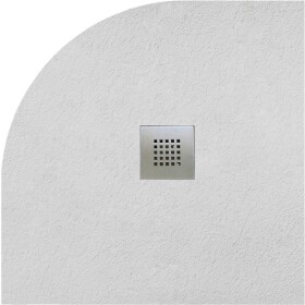 Vanička čtvrtkruhová Opal 80/80/2.6 bílá