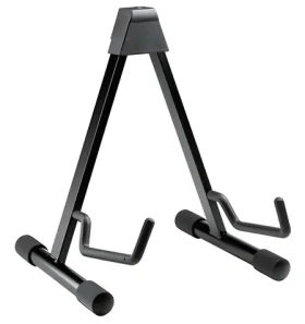 Stojan na akustickou kytaru skládací / Stojan / pogumovaná ramena / výška 420 mm / šířka 220-350 mm (17541)