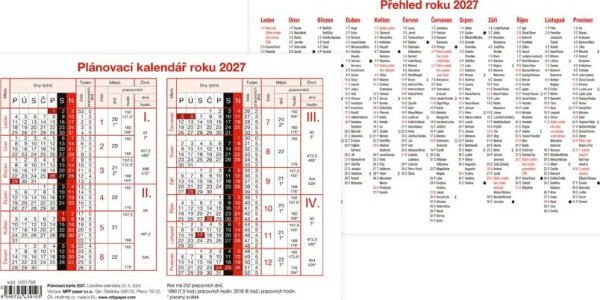 Plánovací karta 2027 A5