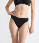 Dámské kalhotky GO Daily Cotton Tai 3P - BLACK - černé 0004 - SLOGGI BLACK L