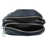 Trendy dámská koženková crossbody kabelka Kirké, tmavě modrá