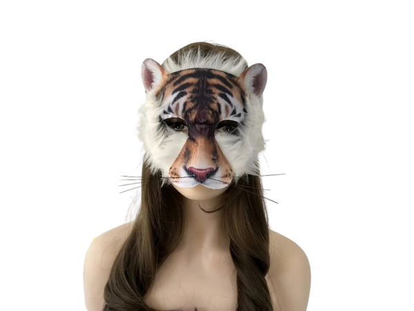 Dovoz Maska tygr s chlupy