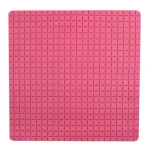 MSV Protiskluzová podložka do sprchy QUADRO Premium růžová / SBS kaučuk / 54 x 54 cm