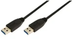 LogiLink USB-A (M) - USB-A (M) černá / Kabel USB 3.0 / 5 Gbit/s / 2 m (CU0039)
