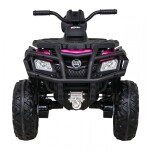 Mamido Dětská elektrická čtyřkolka XT-Speed 4x80W 24V růžová