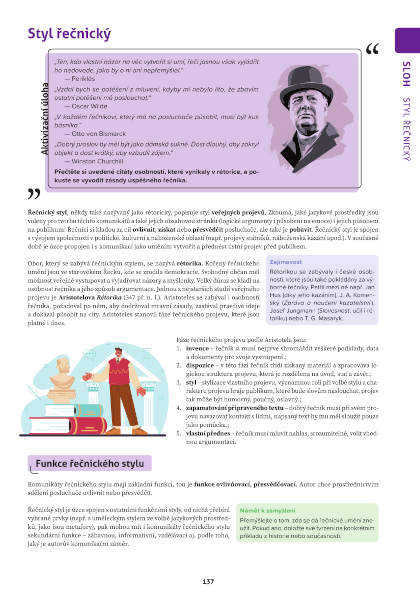 Český jazyk pro SOŠ učebnice