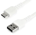 StarTech USB-A na USB-C bílá / Datový kabel / Aramidové vlákno / 480 Mbps / 2 m (RUSB2AC2MW)
