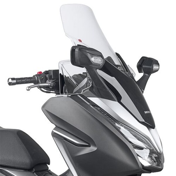 Df1166 boční plexi čiré na ochranu rukou Honda Forza 125-300 (19-20)/350 (21-25), včetně mont. sady