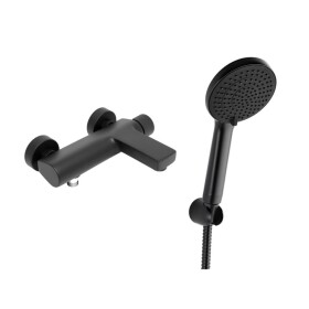 Vanová baterie SAT Evolution s vanovým setem 150 mm černá matná SATBSEVO222CSET1 SATBSEVO222CSET1