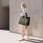Stylová kabelka Reisenthel Daily Shopper Teddy leo olive