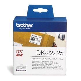 Brother DK-22225 papírová role 38mm x 30.48m, bílá, 1 ks
