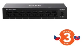 Tenda TEG2208D / Switch / 8x 10/100/1000 Mbps / Websmart / Fanless / Kov / Desktop (75012018)