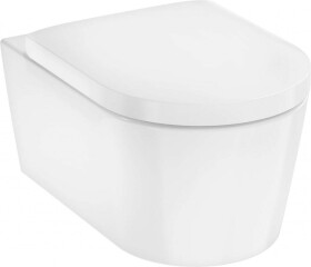 HANSGROHE - EluPura S Závěsné WC se sedátkem SoftClose, Rimless, AquaFall Flush, bílá 60292450