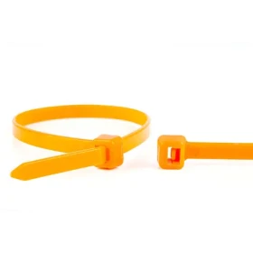 WKK stahovací páska 300x3,6 mm oranžová / Stahovací páska / plast / uvolnitelná / 100 ks (110194371)