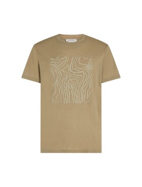 ICEBREAKER Mens Merino 150 Tech Lite SS Tee Great Heights, Cumin velikost: S