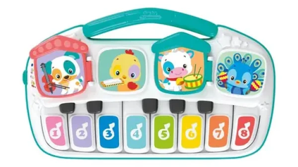 Clementoni Dětské elektrické piano se zvířátky