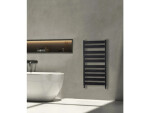 CERANO - Koupelnový radiátor Marco - boční připojení - 816W - černá matná - 1125x550 mm LIV-WP-10-55