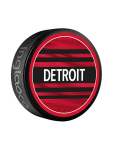 Inglasco / Sherwood Puk Detroit Red Wings Reverse Retro Jersey 2022 Souvenir Collector Hockey Puck