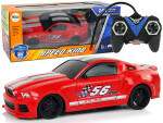 Mamido Sportovní auto na dálkové ovládání RC speed king červené