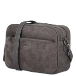Semišová dámská crossbody kabelka Daniela, šedá