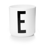 DESIGN LETTERS Porcelánový hrneček/dózička LETTERS 300 ml černá barva, bílá barva, porcelán