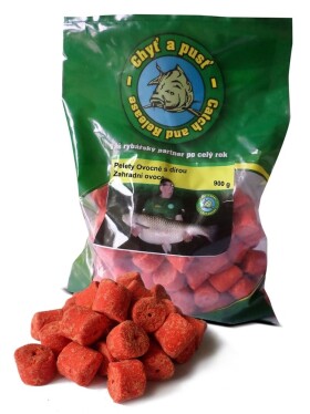 Chyť a pusť Pelety ovocné s dírou 18mm 900g - Zahradní ovoce,Chyť a pusť Pelety ovocné s dírou 18mm 900g - Zahradní ovoce