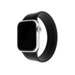 FIXED Elastic Silicone Strap pro Apple Watch 38/40mm L černý FIXESST-434-L-BK