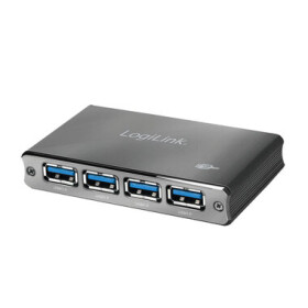 LogiLink UA0282 černá / USB Hub / 4x USB 3.0 (UA0282)