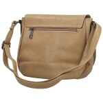 Trendy dámská koženková crossbody kabelka Rashida new, béžová