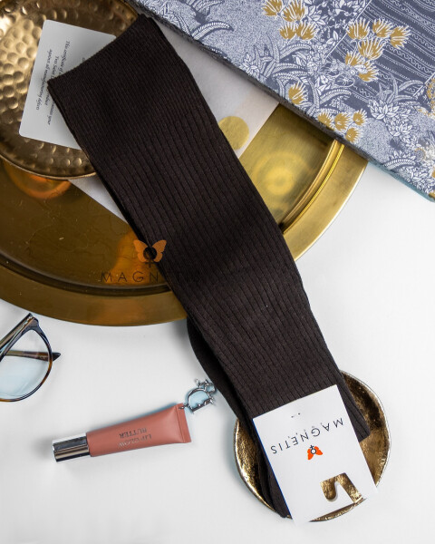 Podkolenky Magnetis YN5040 Viskóza černá univerzální