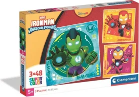 CLEMENTONI Puzzle Iron Man a jeho úžasní přátelé