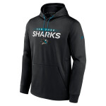 Fanatics Pánská mikina San Jose Sharks RINK Performance Pullover Hood Black-Active Blue Velikost: