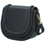 Luxusní dámská kožená crossbody kabelka Alex, tmavě modrá