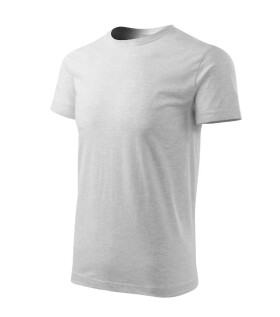 Basic Free tričko pánské světle šedý melír 2XL