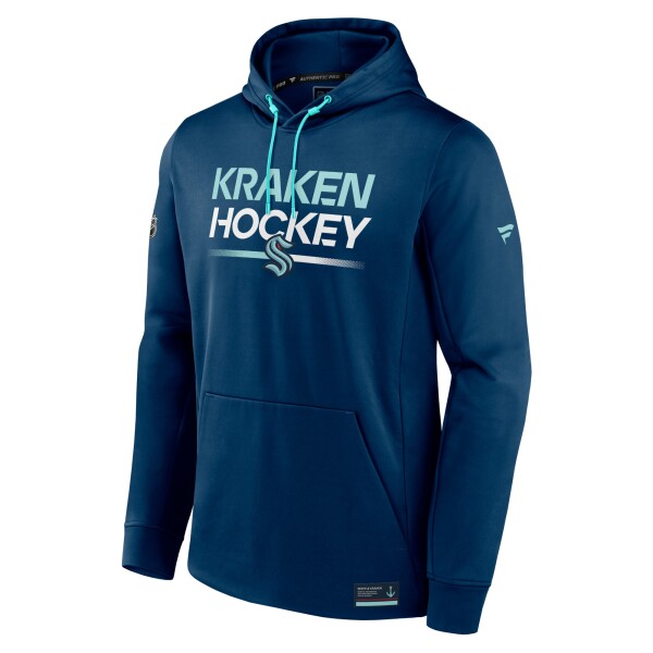 Fanatics Pánská mikina Seattle Kraken NHL 2023 24 Authentic Pro Locker Room Hoodie Velikost: S