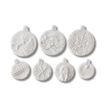 Silikonová forma Cesil Vánoční ozdoby 6 cm