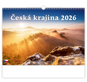 Nástěnný kalendář 2026 Helma - Česká krajina, 45 x 31,5 cm