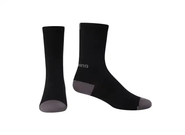 Shimano Performance Wool cyklistické ponožky černá vel. 45-48