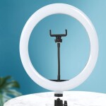 Iso Trade Stativ se světlem a držákem telefonu 100cm