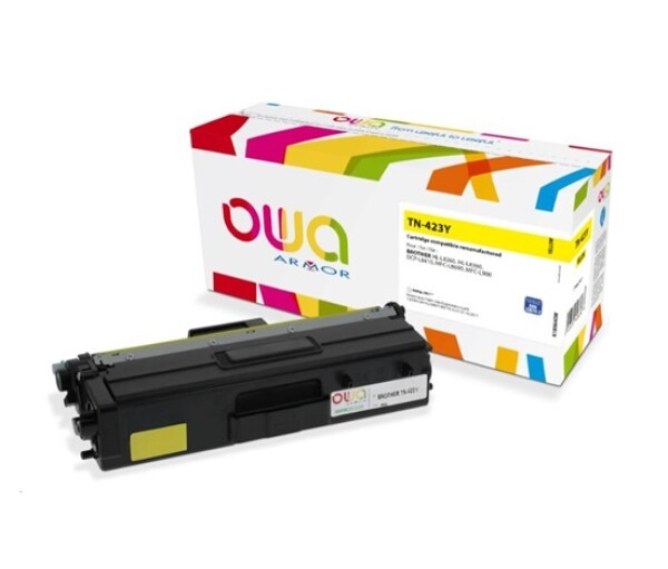 OWA Armor toner pro BROTHER HL-L 8260, 4.000 str., kom. s TN423Y žlutá/yellow EDF_1081767