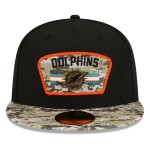 New Era Pánská kšiltovka Miami Dolphins NFL 2021 On-Field Salute to Service 59FIFTY Fitted Velikost: 7 1/8