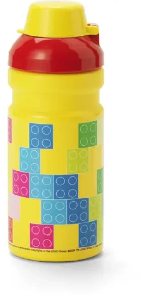 Smartlife LEGO Brick láhev na pití - červená/žlutá (6040560801)