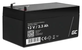 AGM baterie 12V 3,3Ah / Akumulátor / Olověný / Bezúdržbový (AGM19)