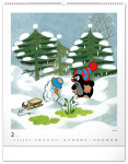 Nástěnný kalendář 2026 NOTIQUE - Krteček, 48 x 56 cm
